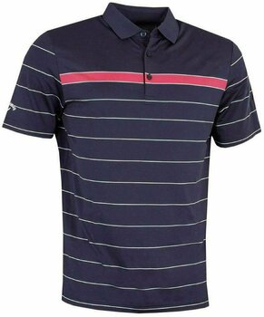 Chemise polo Callaway Sophisticated Stripe Polo Peacoat L Mens - 1