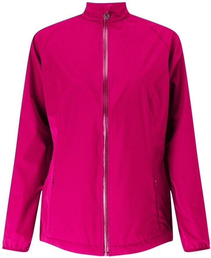 Waterproof Jacket Callaway Full Zip Wind Jacket Pink Yarrow L Womens
