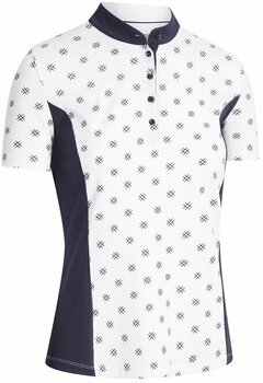 Callaway Chev Floral Print Womens Polo 