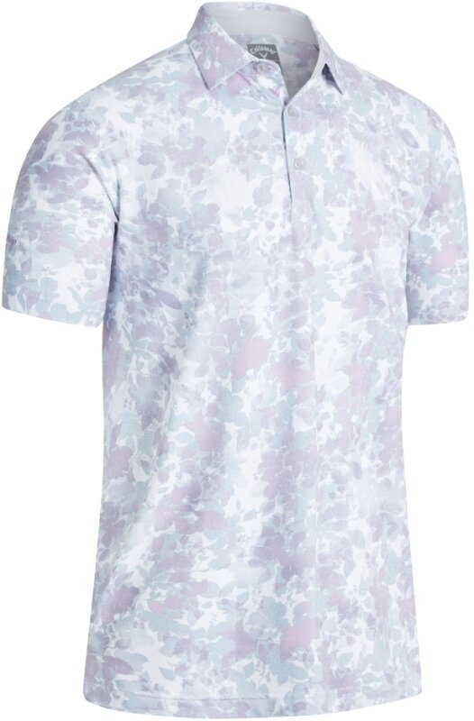 Camiseta polo Callaway Soft Focus Floral Party Pink L
