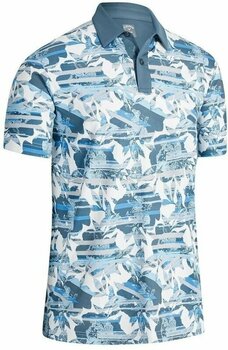 Chemise polo Callaway Floral Printed Bright White M - 1