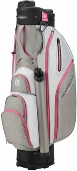 Golfbag Bennington QO 9 Water Resistant Grey/White/Pink Golfbag - 1