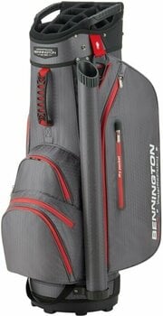 Golfbag Bennington Dojo 14 Water Resistant Dark Grey/Red Golfbag - 1