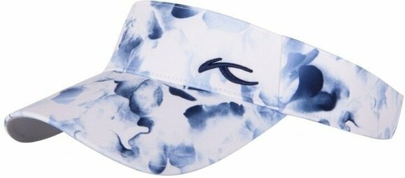 Γυαλιά γκολφ Kjus Printed Womens Visor White/Atlanta Blue - 1