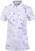 Camiseta polo Kjus Enya Printed White/Iris Purple 38 Camiseta polo