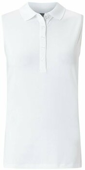 Polo Shirt Callaway Sleeveless Micro Hex Polo Bright White L Womens - 1