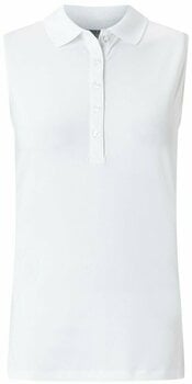 Koszulka Polo Callaway Sleeveless Micro Hex Polo Bright White XS Womens - 1