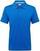 Polo trøje Callaway Youth Solid II Junior Polo Shirt Electric Blue Lemonade L