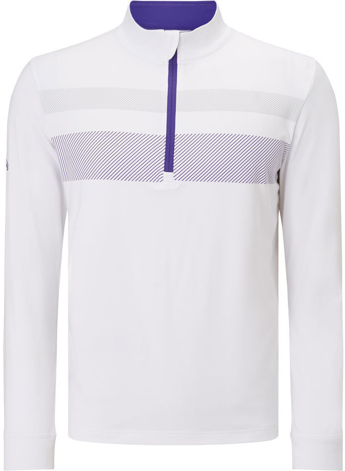 Hoodie/Sweater Callaway 1/4 Zip Blocked Pullover Bright White XL Mens