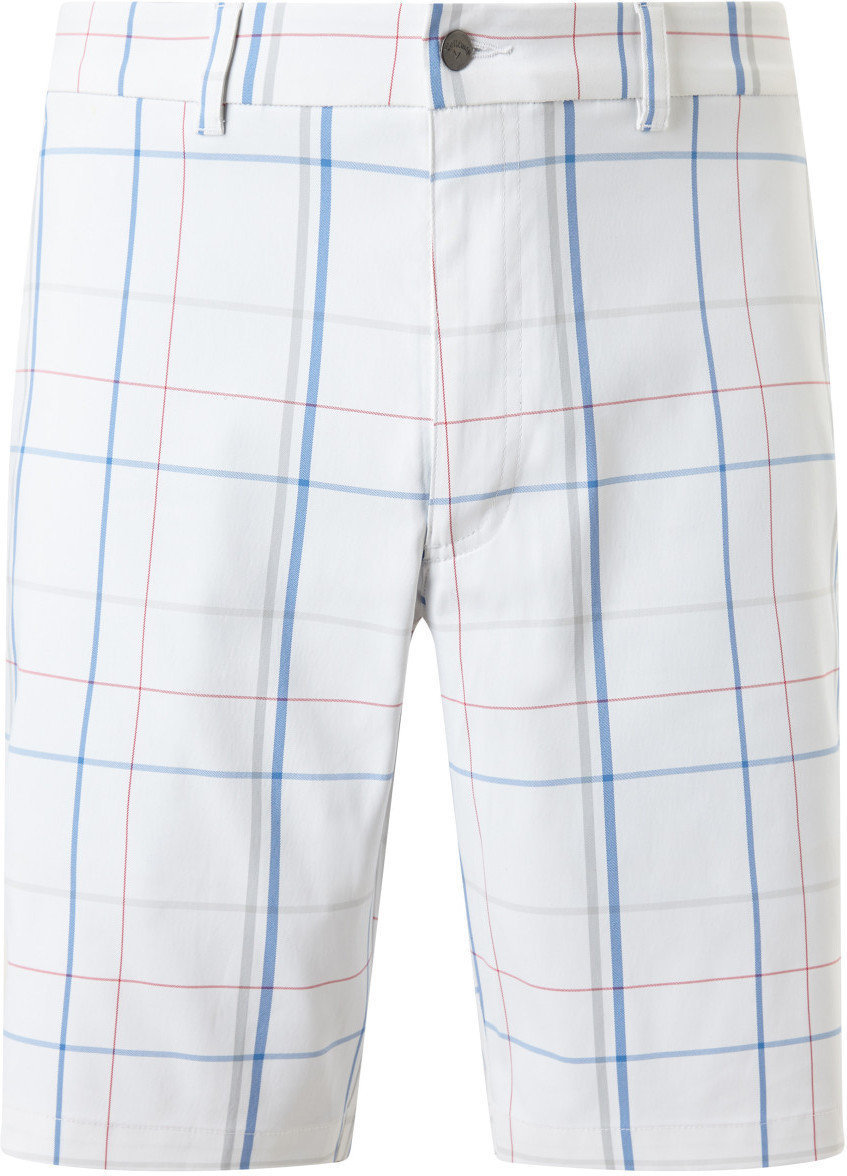 Shorts Callaway Large Scale Plaid Short Bright White 36 Mens