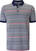 Риза за поло Callaway 3 Colour Stripe Polo Peacoat S Mens