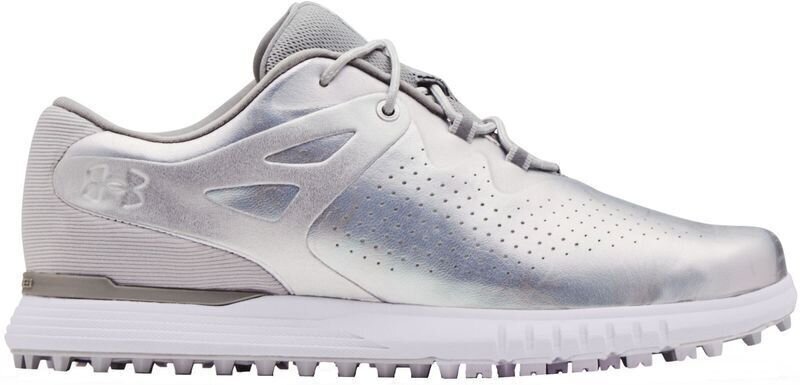 Chaussures de golf pour femmes Under Armour UA W Charged Breathe SL White/Metallic Silver 42 Chaussures de golf pour femmes