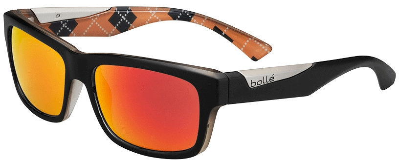 Sportsbriller Bollé Jude Mat Black / Orange Polarized TNS Fire oleo AR