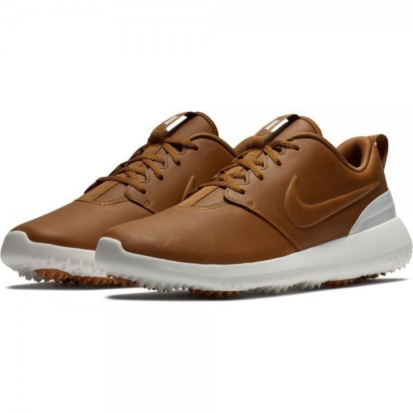 Calçado de golfe para homem Nike Roshe G Premium Mens Golf Shoes Ale Brown/Ale Brown/Summit White US 7