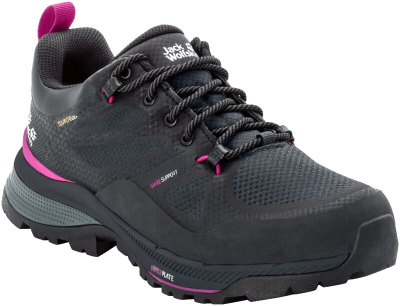 Jack Wolfskin Női túracipők Force Striker Texapore Low W Phantom/Pink 40,5