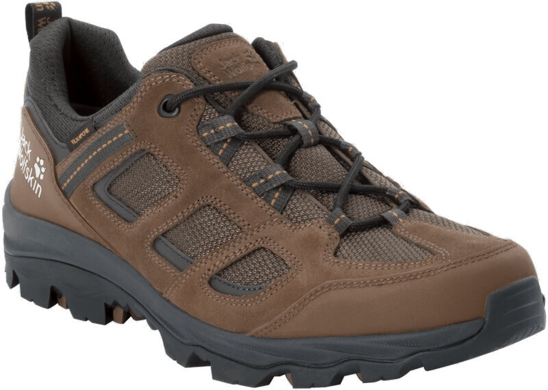 Mens Outdoor Shoes Jack Wolfskin Vojo 3 Texapore Low Brown/Phantom 44 Mens Outdoor Shoes