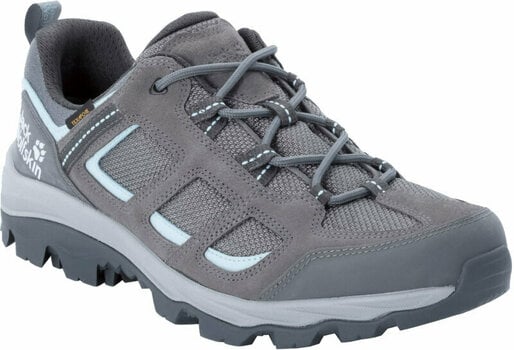 Womens Outdoor Shoes Jack Wolfskin Vojo 3 Texapore Low W Tarmac Grey/Light Blue 37 Womens Outdoor Shoes - 1