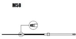 Ultraflex Steuerkabel M58 19ft 5,8m Ultraflex Steuerkabel M58 19ft 5,8m