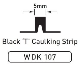 Teca de PVC para barco Wilks Dek-King WDK 107 5mm x 10m