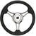 Ruder Ultraflex V21B Steering Wheel Stainless 350 PU - Black