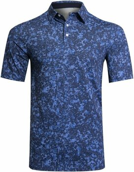 Polo Shirt Kjus Motion Printed Atlanta Blue/Midnight Blue 54 - 1