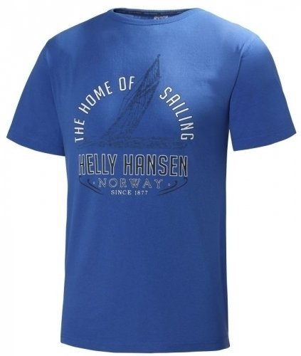 Риза Helly Hansen Graphic SS Риза Olympian Blue M