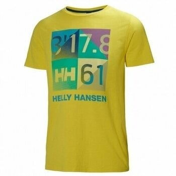 T-Shirt Helly Hansen Marstrand T-Shirt Yellow M - 1