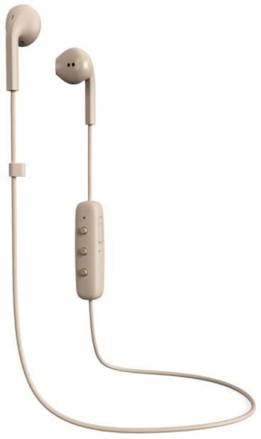 In-ear draadloze koptelefoon Happy Plugs Earbud Plus Nude