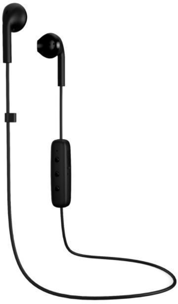 Безжични In-ear слушалки Happy Plugs Earbud Plus Wireless Black