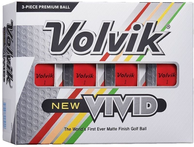 Golfball Volvik Vivid 2020 Golf Balls Red