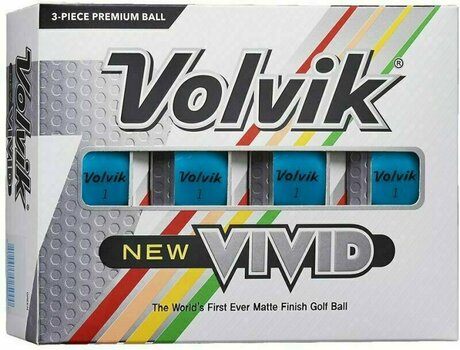 Golfball Volvik Vivid 2020 Golf Balls Blue - 1