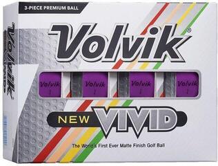 Golfové lopty Volvik Vivid 2020 Purple Golfové lopty