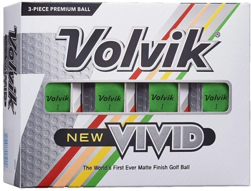 Golf Balls Volvik Vivid 2020 Golf Balls Green