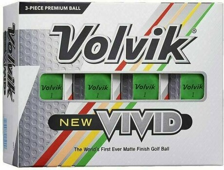 Golfový míček Volvik Vivid 2020 Golf Balls Green - 1