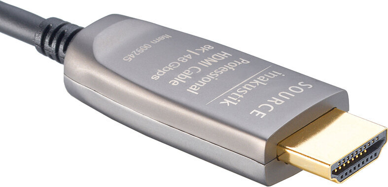 Hi-Fi Câble vidéo Inakustik Profi HDMI 8K 10 m Noir Hi-Fi Câble vidéo