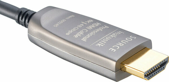 Hi-Fi Câble vidéo Inakustik Profi HDMI 8K 10 m Noir Hi-Fi Câble vidéo - 1