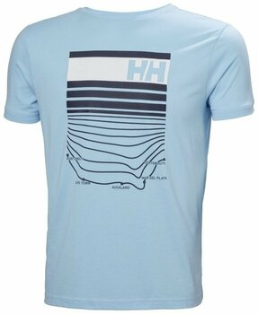 T-Shirt Helly Hansen Shoreline T-Shirt Cool Blue 2XL - 1