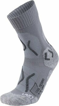 Chaussettes trekking et randonnée UYN Trekking Cool Merino Grey Melange/Pearl Grey 37-38 Chaussettes trekking et randonnée - 1