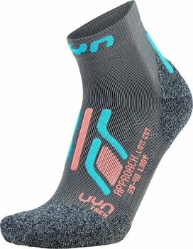 Socks UYN Trekking Approach Low Cut Grey/Turquoise 39-40 Socks - 1
