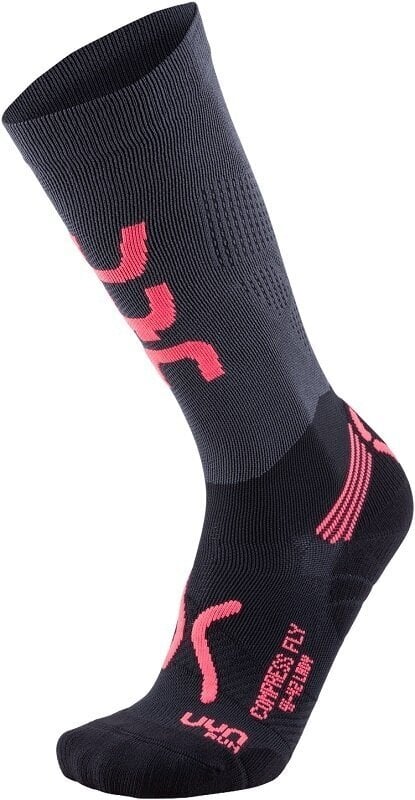 Running socks
 UYN Run Compression Fly Anthracite-Coral Fluo 35/36 Running socks