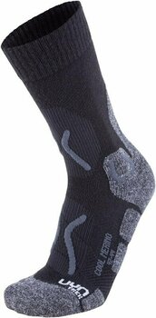 Socks UYN Trekking Cool Merino Grey Melange/Black 45-47 Socks - 1
