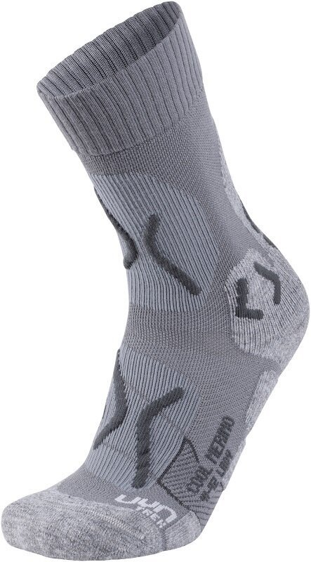 Socken UYN Trekking Cool Merino Grey Melange/Pearl Grey 39-40 Socken