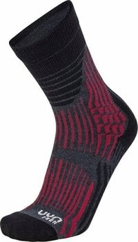 Socks UYN Trekking Wave Grey Stone/Bordeaux 39-40 Socks - 1