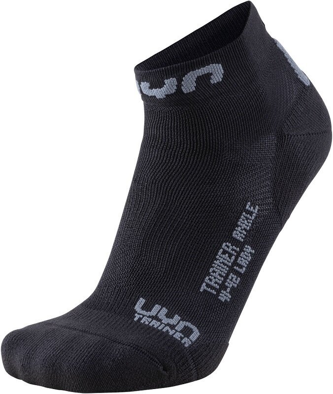 Sokken UYN Trainer Ankle Zwart-Grey 35-36 Sokken