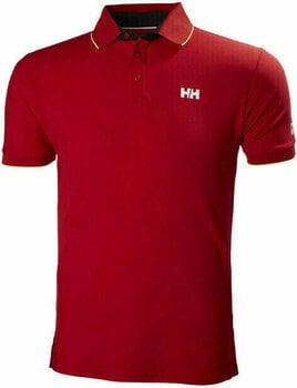 T-Shirt Helly Hansen HP Racing Polo II T-Shirt Red Currant 2XL - 1