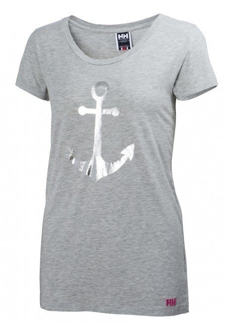 Tričko Helly Hansen W Graphic T-Shirt - Gray - L