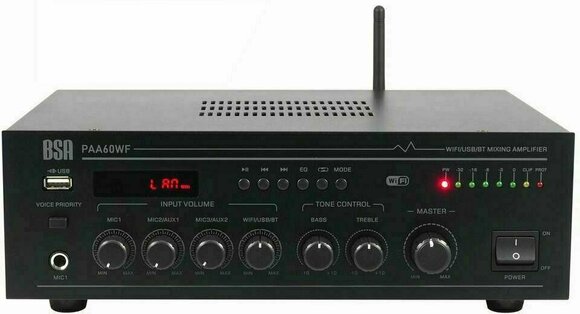 Kombinirano pojačalo s mikserom BS Acoustic PAA60WF Kombinirano pojačalo s mikserom - 1