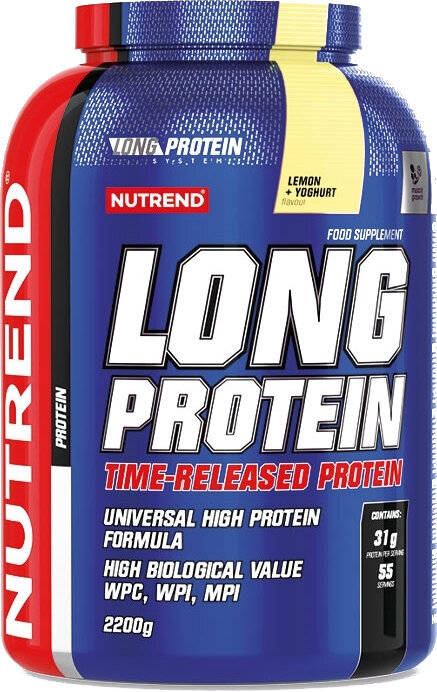 Večkomponentni protein NUTREND Long Protein Vanilija 1000 g Večkomponentni protein
