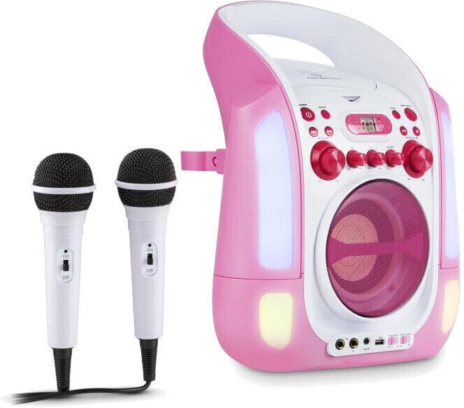 Karaoke-System Auna Kara Illumina Karaoke-System Rosa