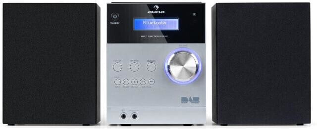Sistema audio domestico Auna MC-20 DAB Silver